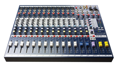 SOUNDCRAFT EFX12 12X2 CHANNEL MIXER WITH LEXICON EFFECTS